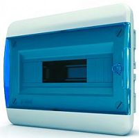 Бокс пластиковый Tekfor ЩРВ-П-12 BVS 40-12-1 (240х290х102мм) IP41 синяя дверца картинка 
